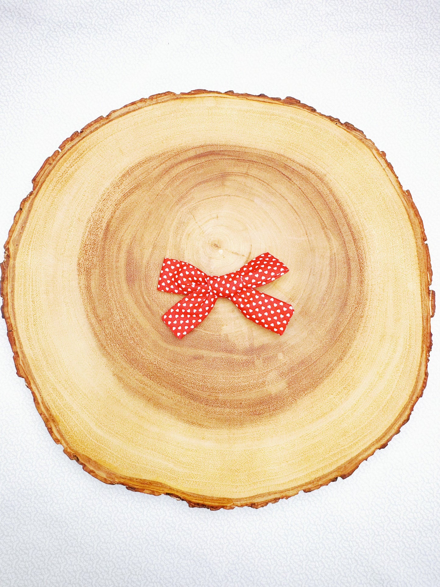 Mini Hearts Hair Bow