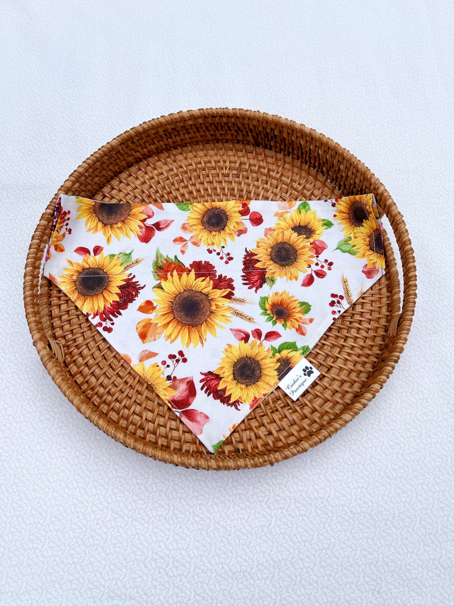 Sunflowers In Fall Bandana