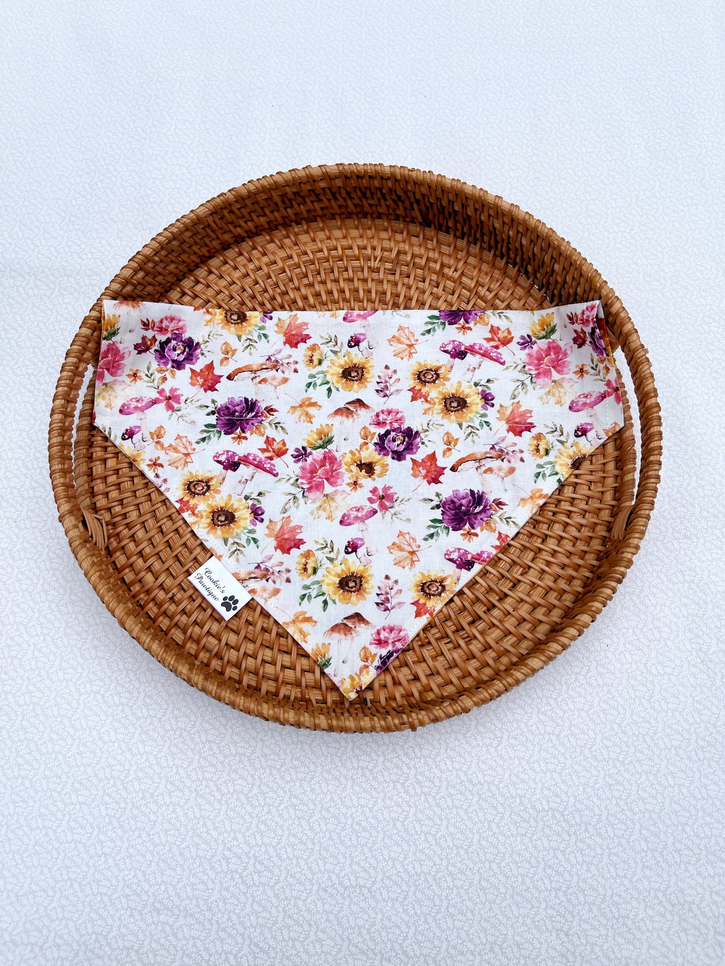 Sunflowers In Fall Bandana