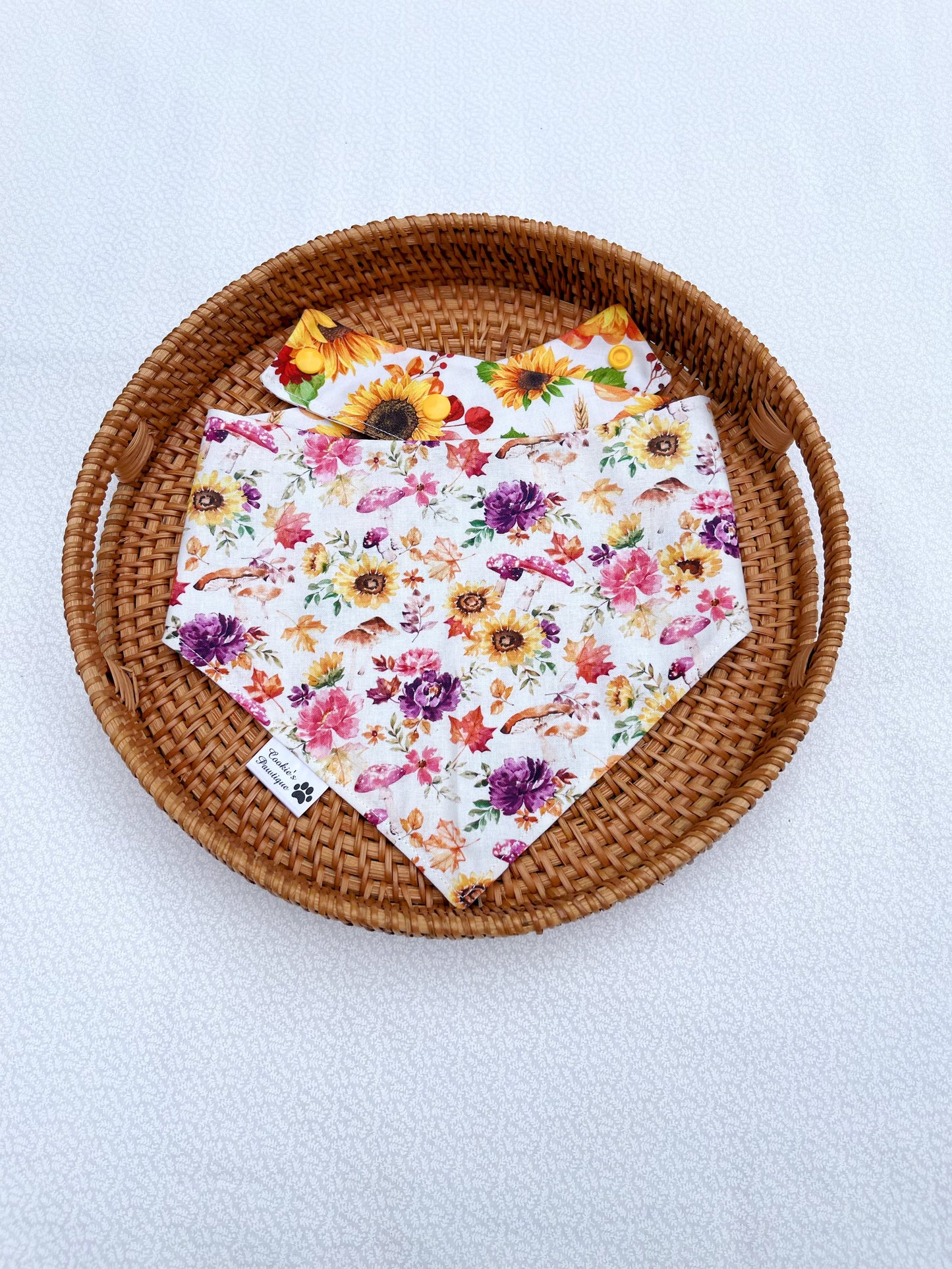 Sunflowers In Fall Bandana