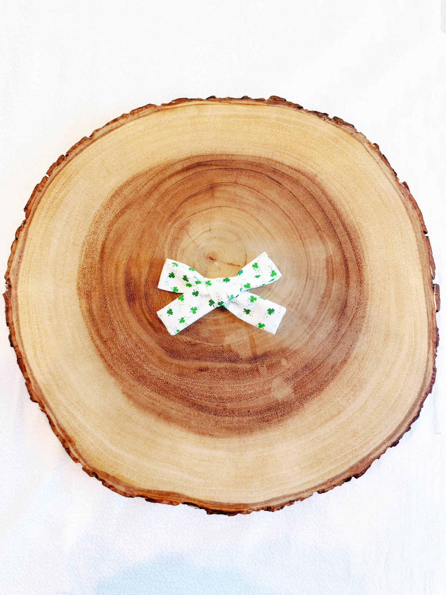 Tossed Mini Clovers Hair Bow