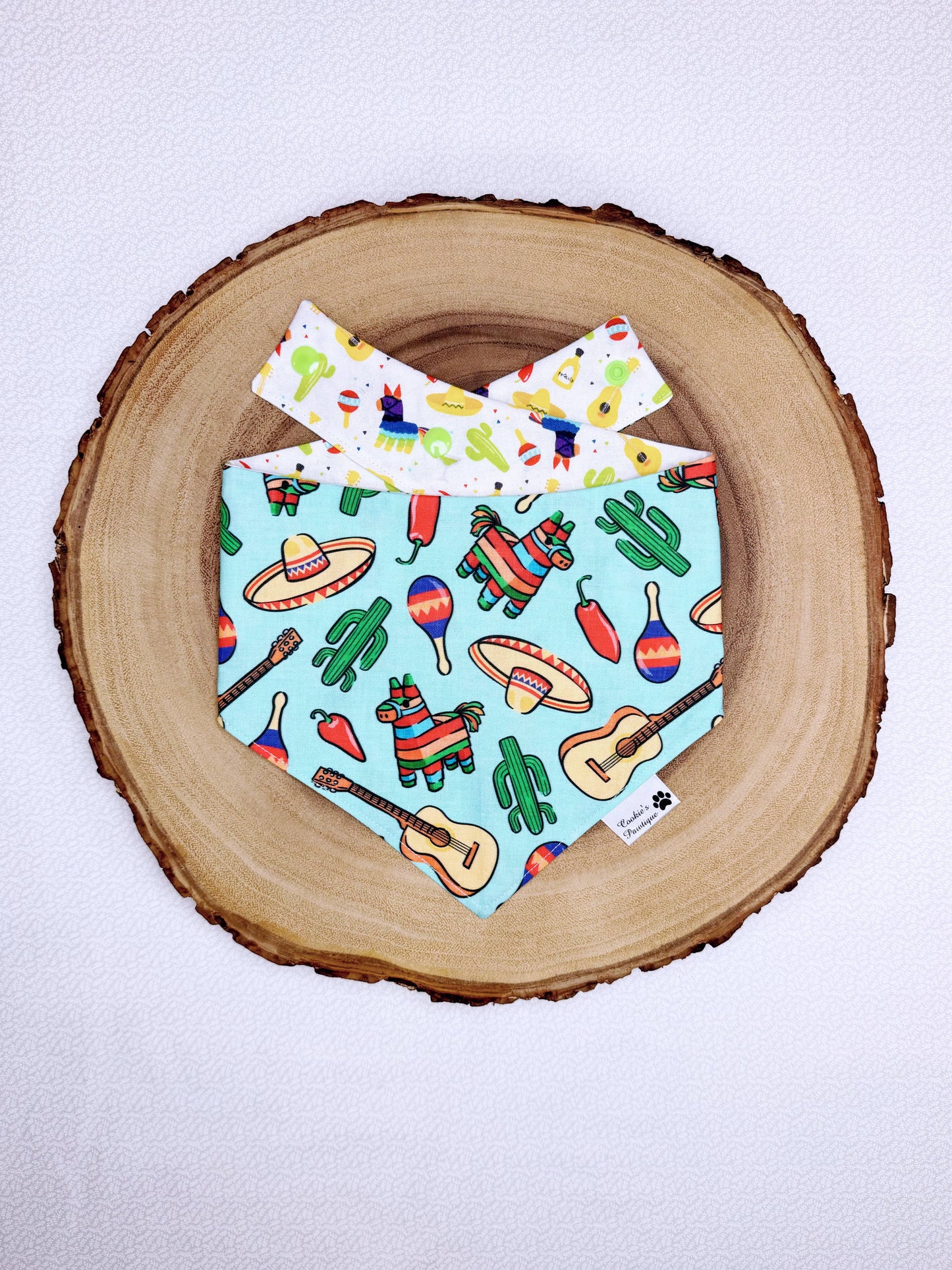 Fiesta Time Bandana - Teal