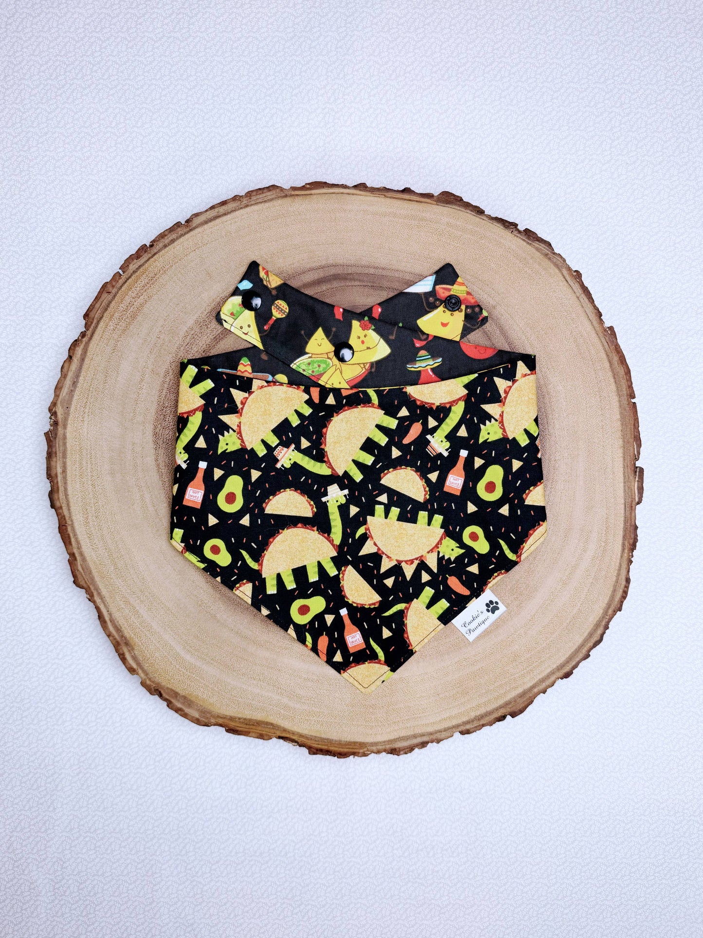 Taco Dinos And Party Time Bandana