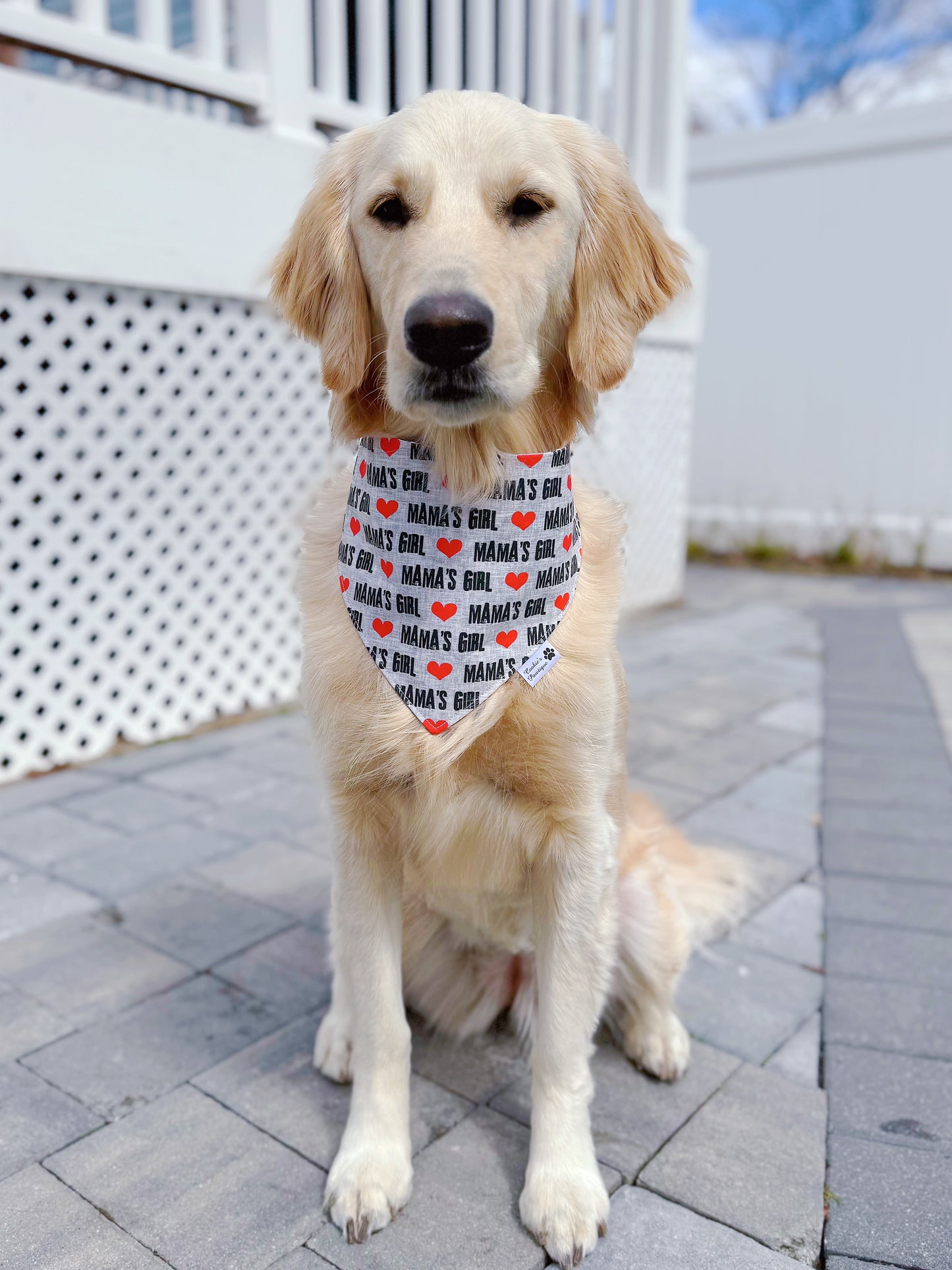 Mama's Girl And I Woof You Bandana