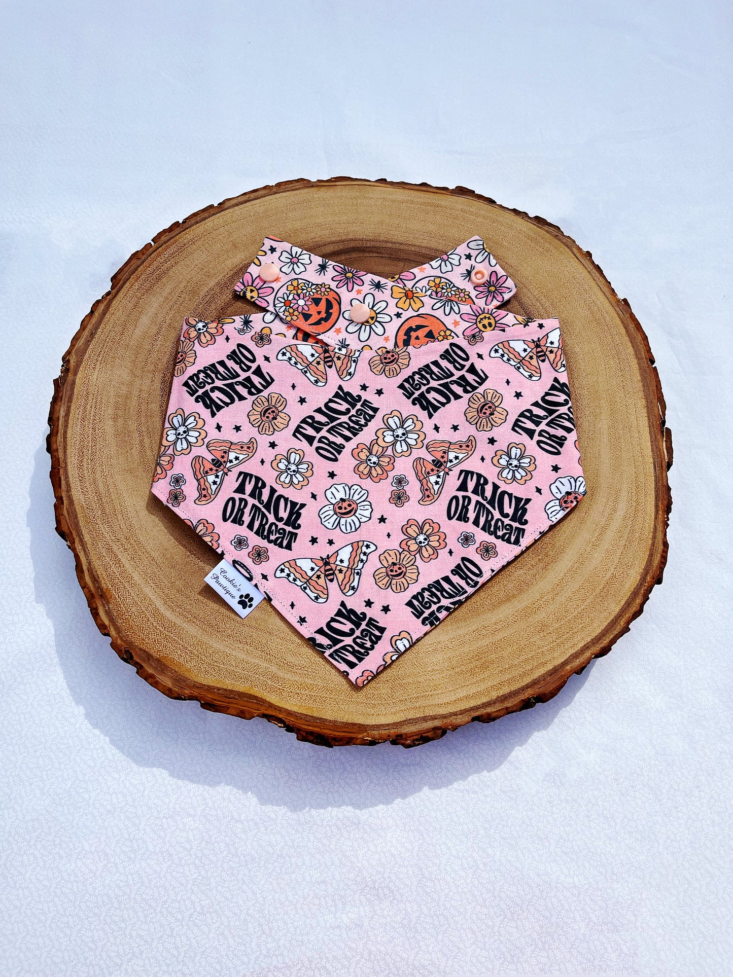 Halloween Hippie Pumpkins Garden Bandana