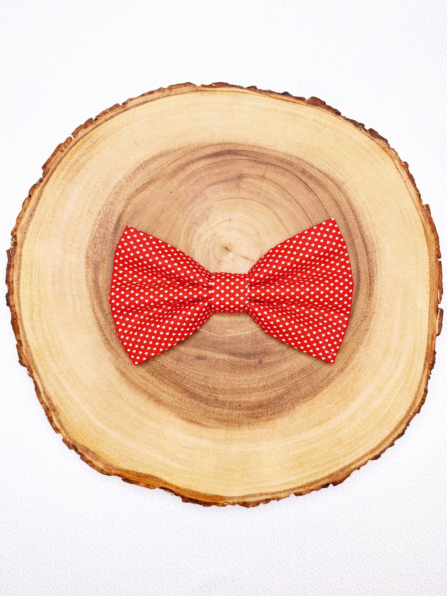 Valentine Mini Hearts Bow