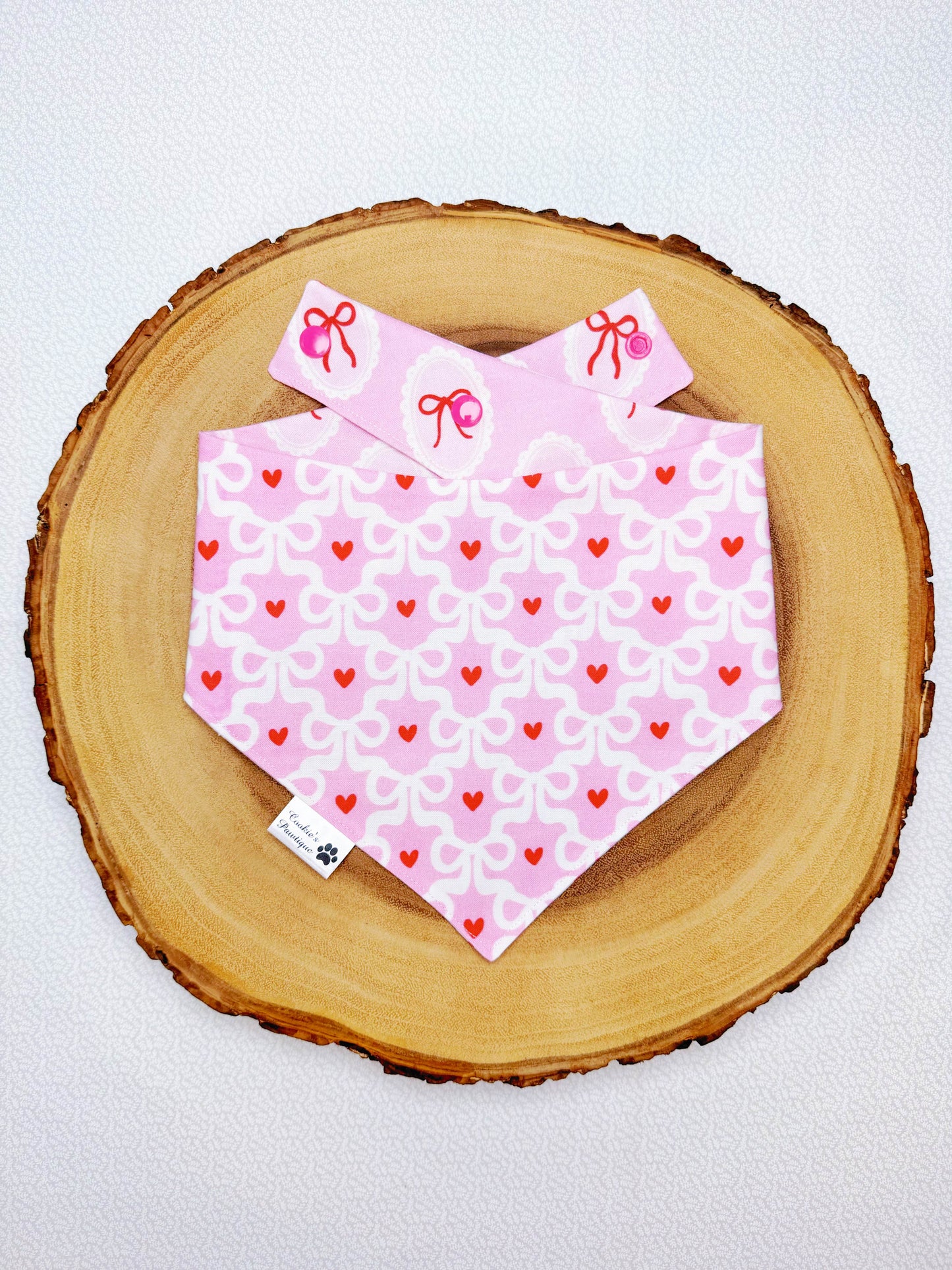 Bows and Hearts Bandana