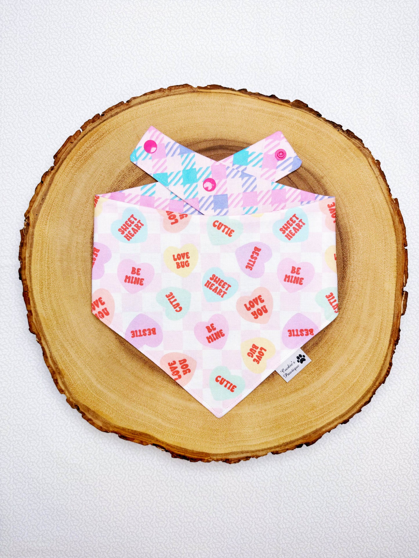Candy Hearts Bandana