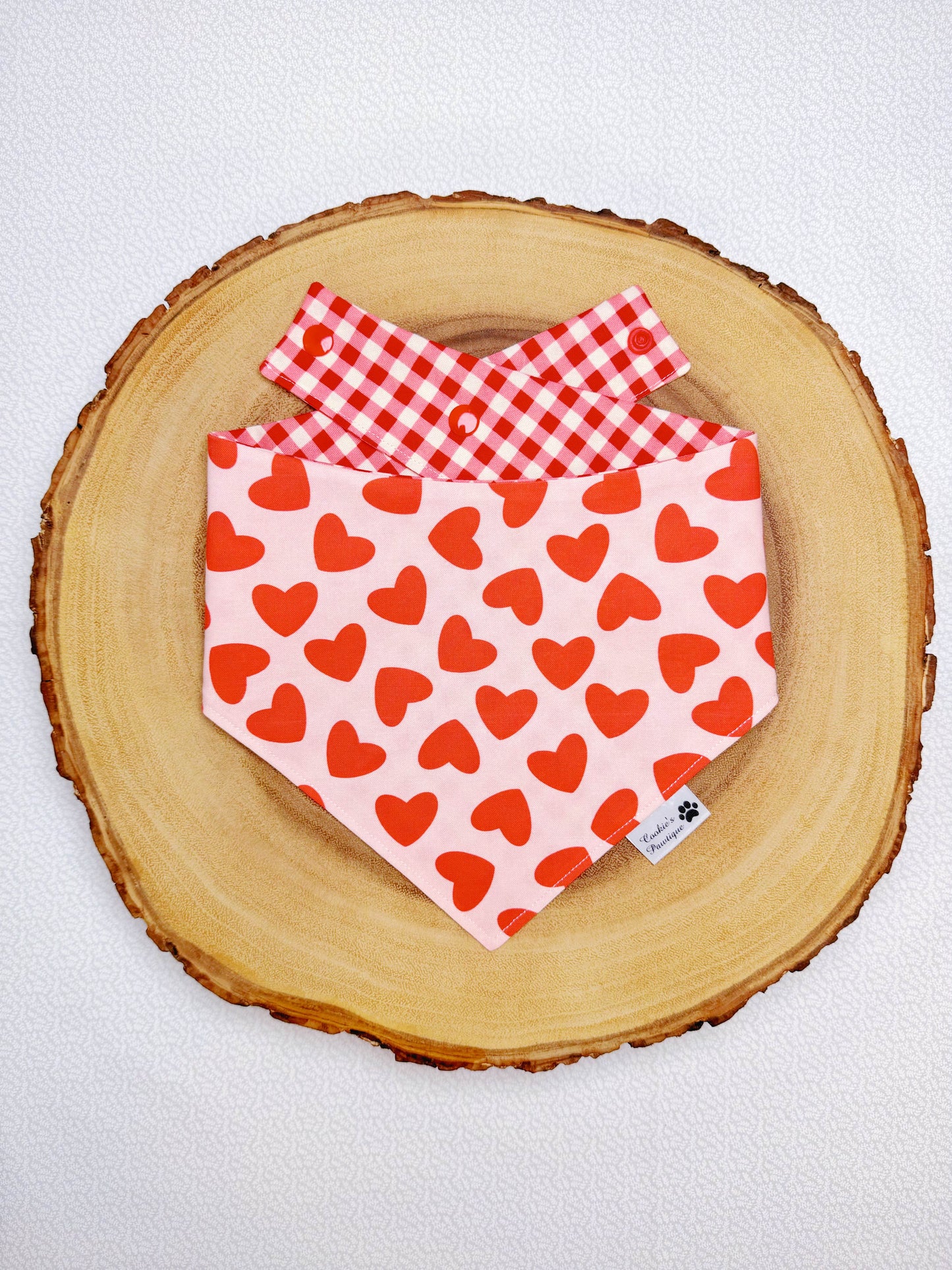 Sweethearts and Red Gingham Bandana