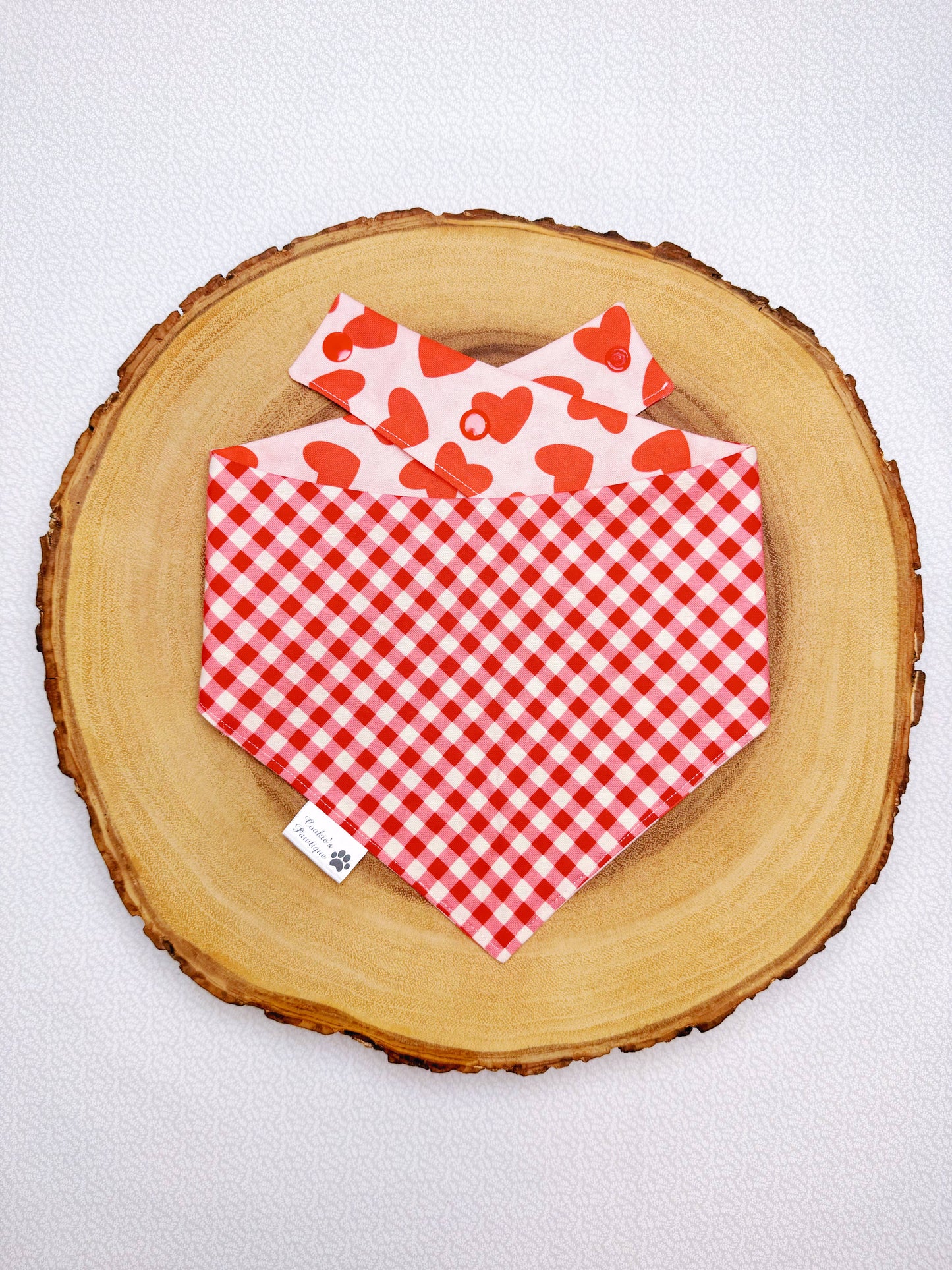 Sweethearts and Red Gingham Bandana