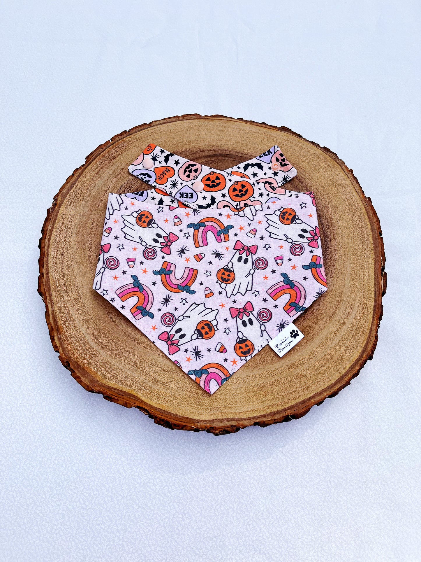 Halloween Cute Candy Ghost Bandana