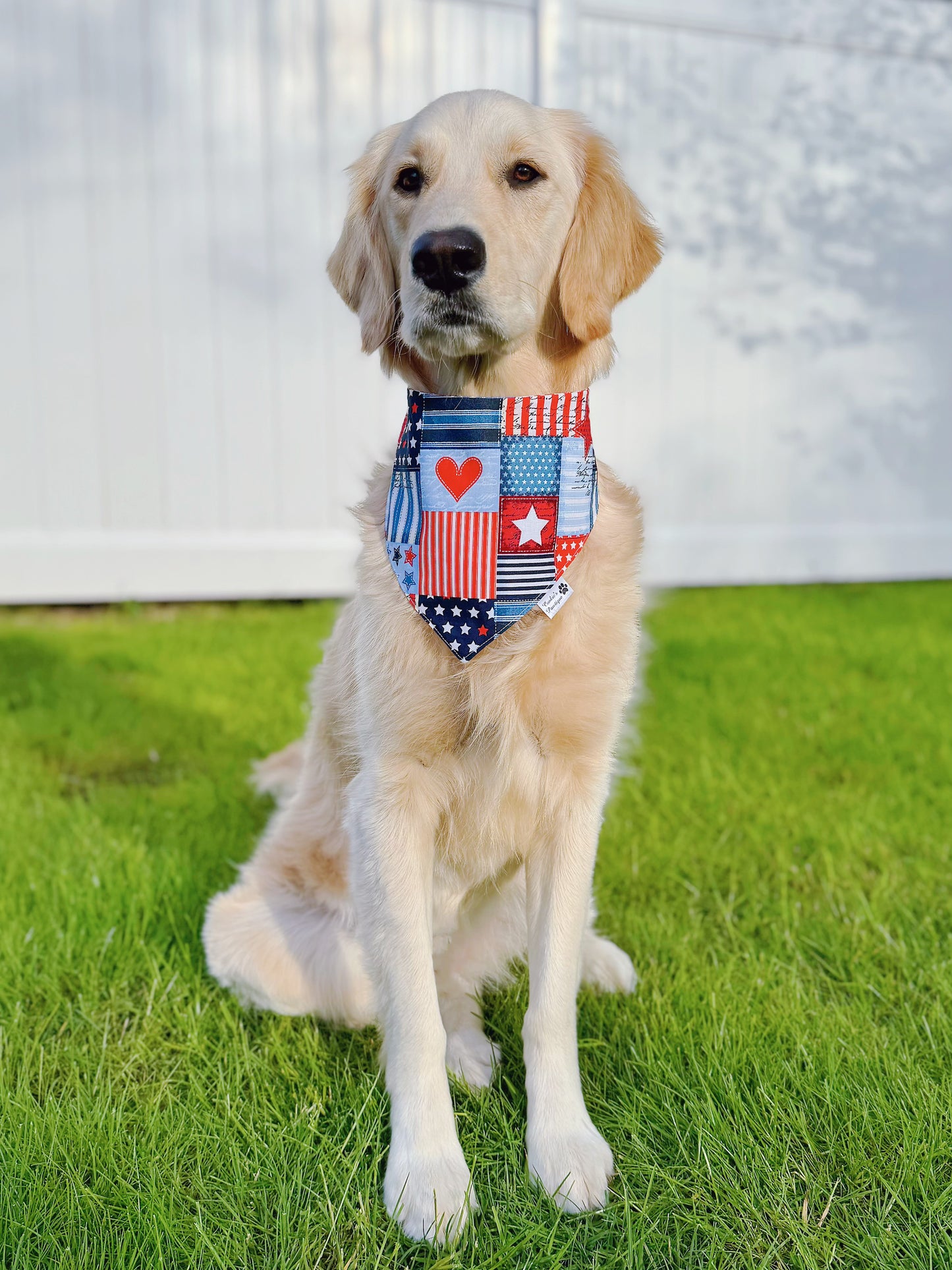 Patriotic Patchwork Bandana