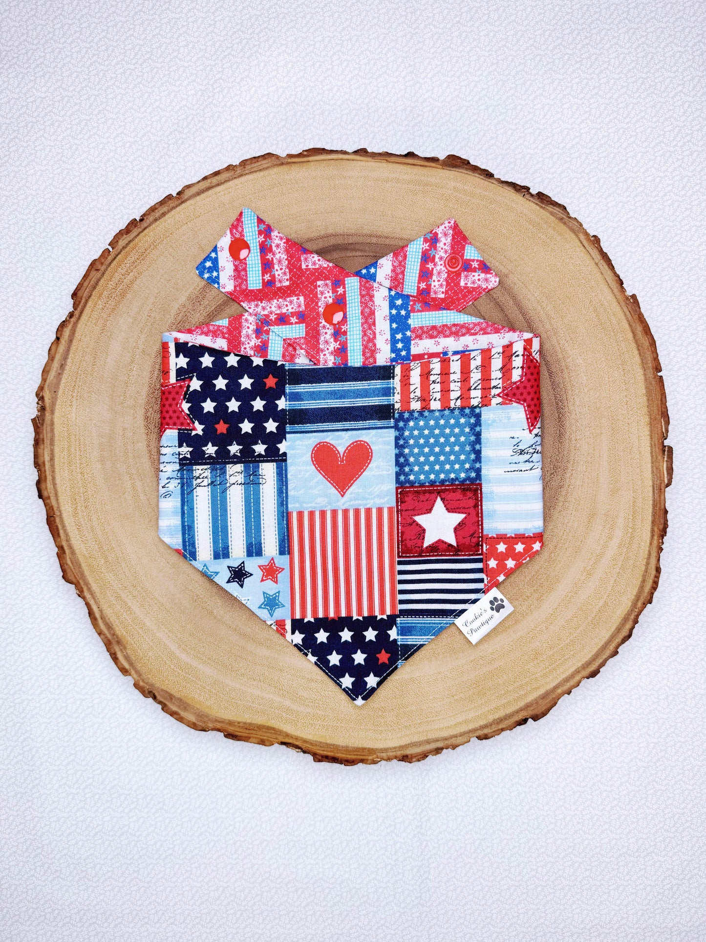 Patriotic Patchwork Bandana