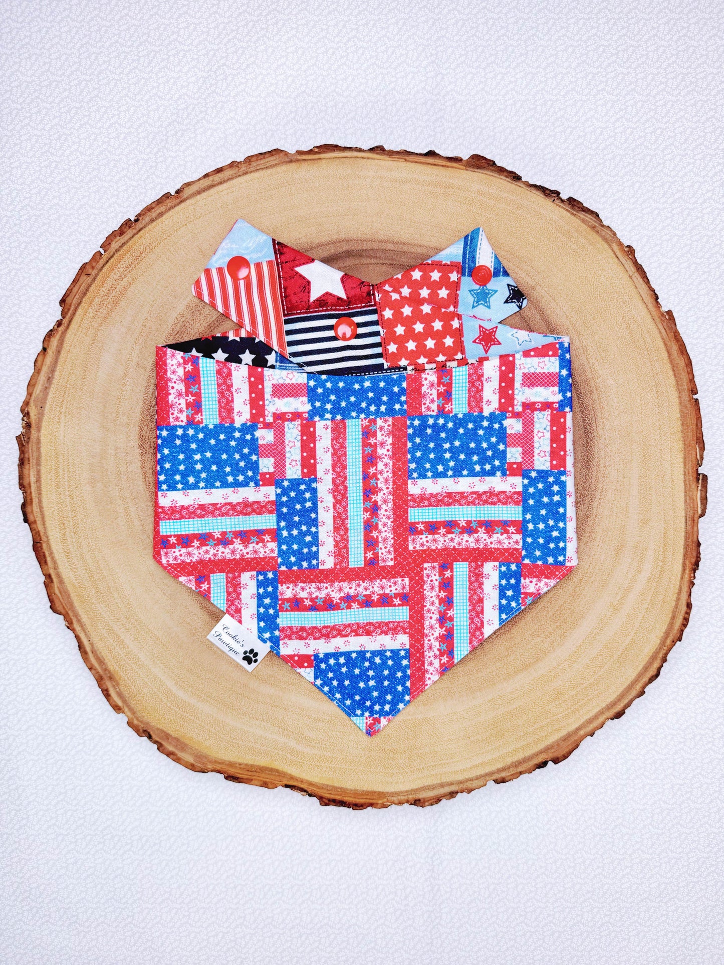 Patriotic Patchwork Bandana