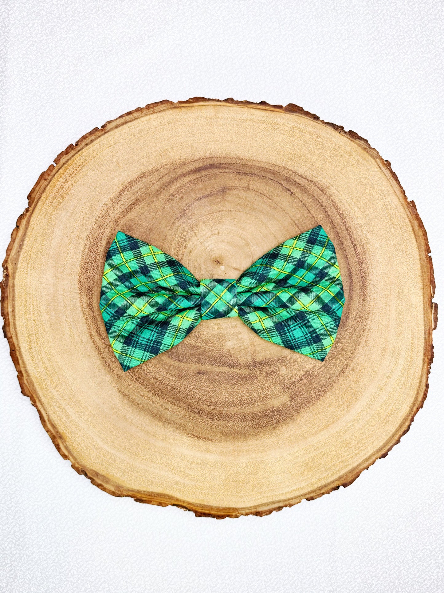 St. Patrick’s Day Plaid Bow - 2