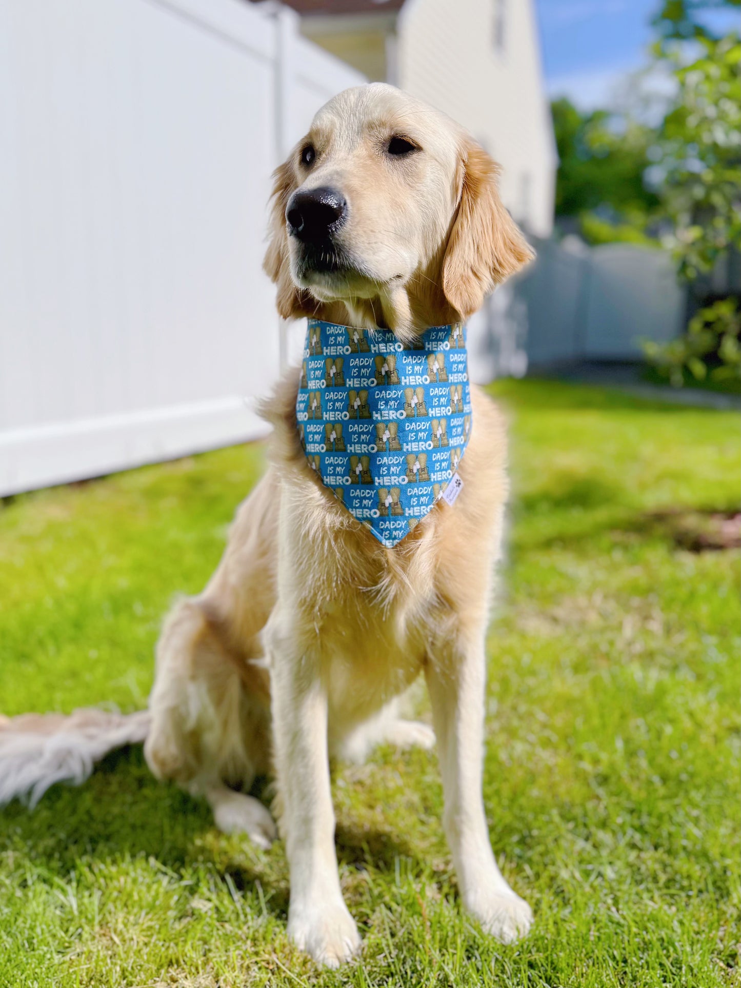 Daddy Is My Hero Bandana