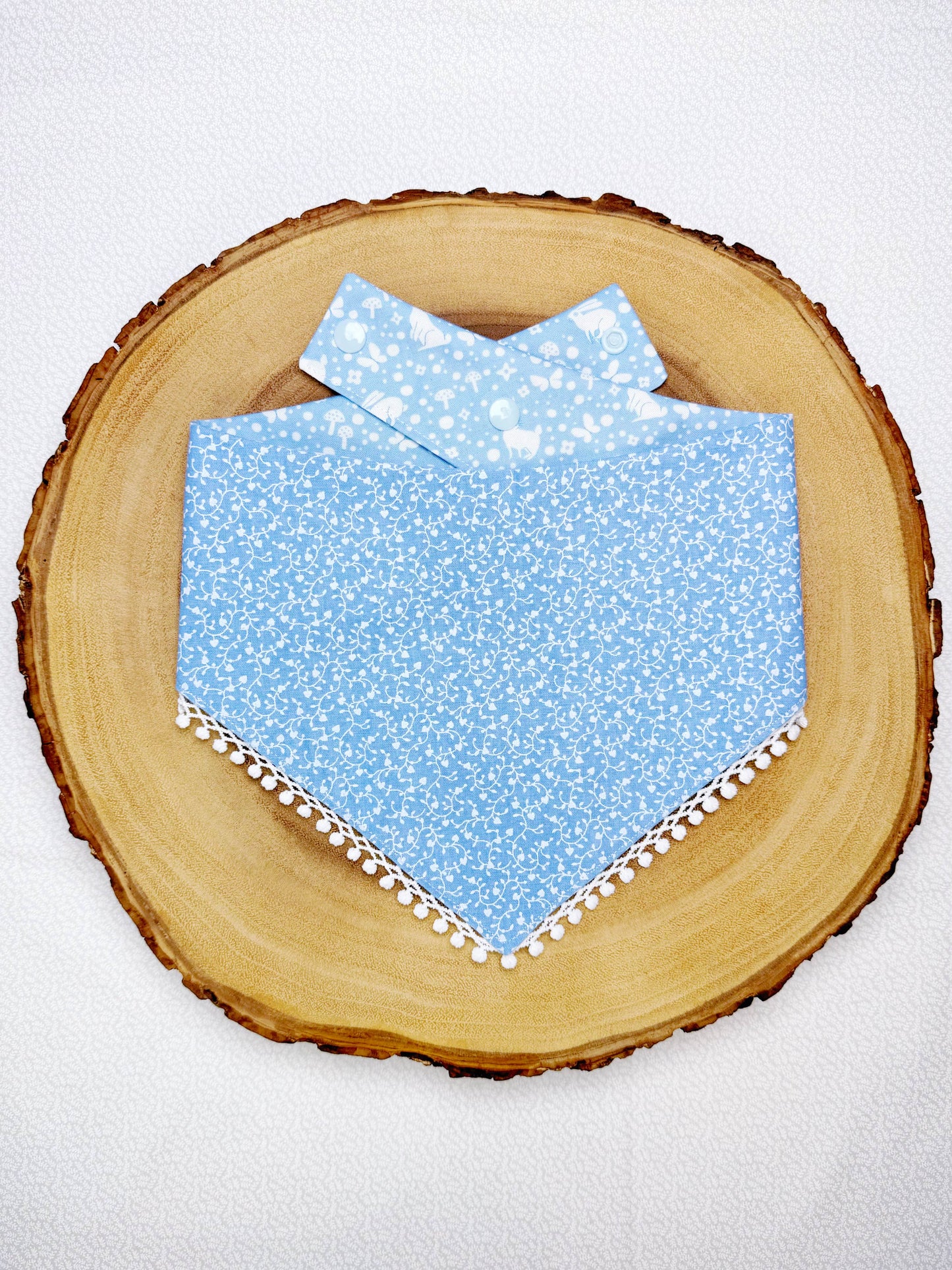 Pastel Blue Bunnies Bandana
