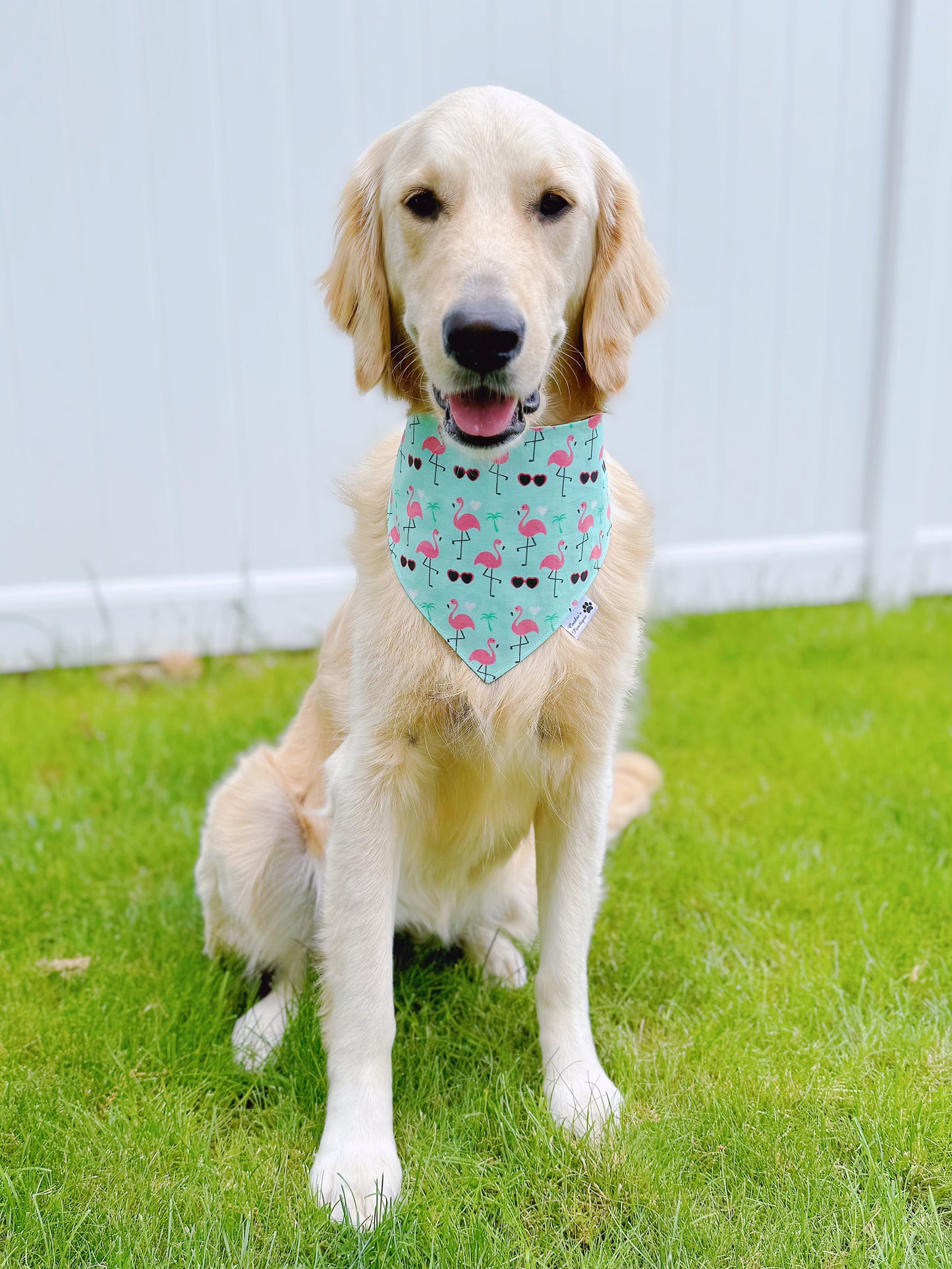 Sunglasses and Flamingos Bandana