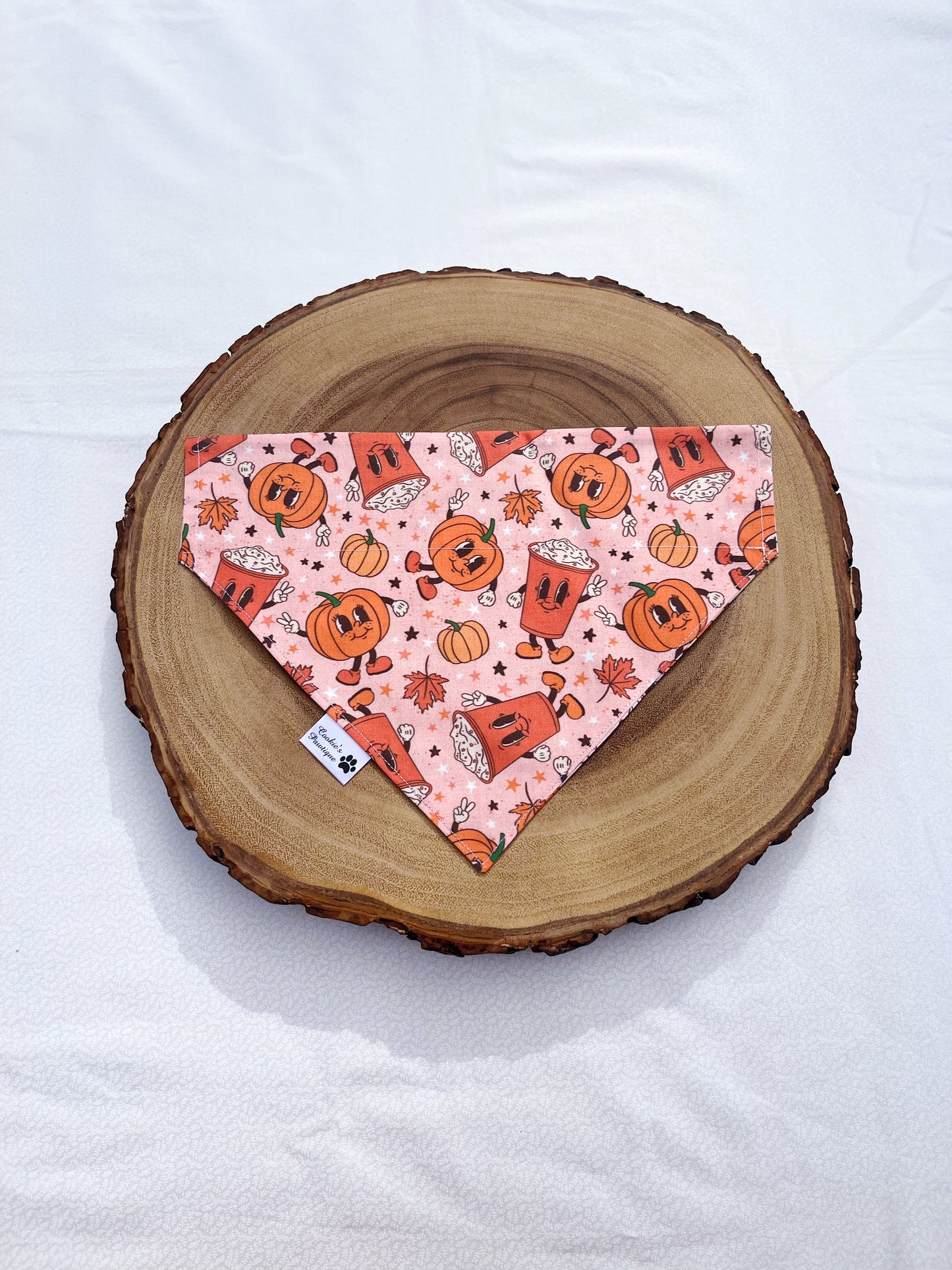 Vintage Thanksgiving Pies and Pumpkin Spice Bandana