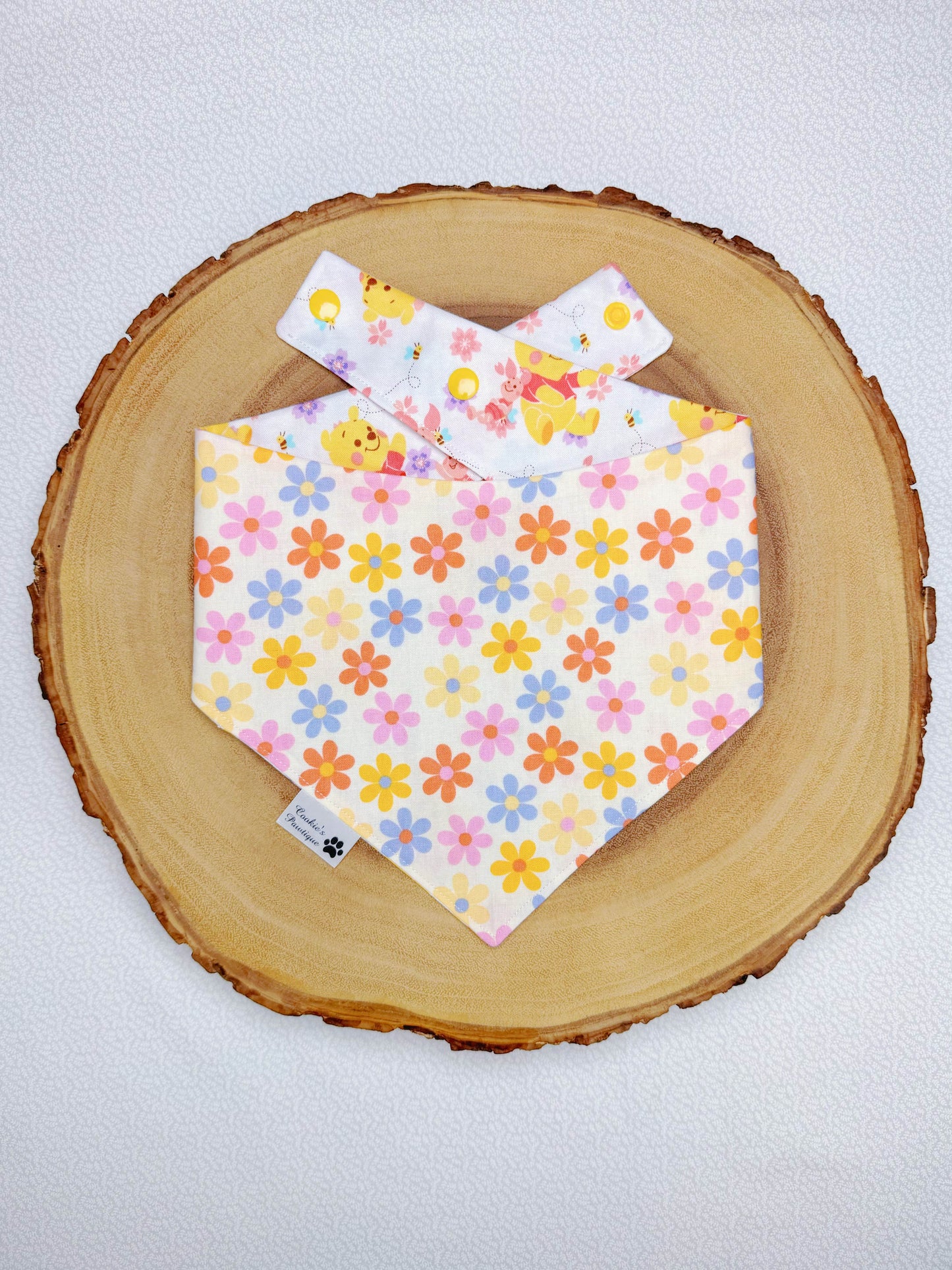 Pooh Piglet Happy Spring Bandana