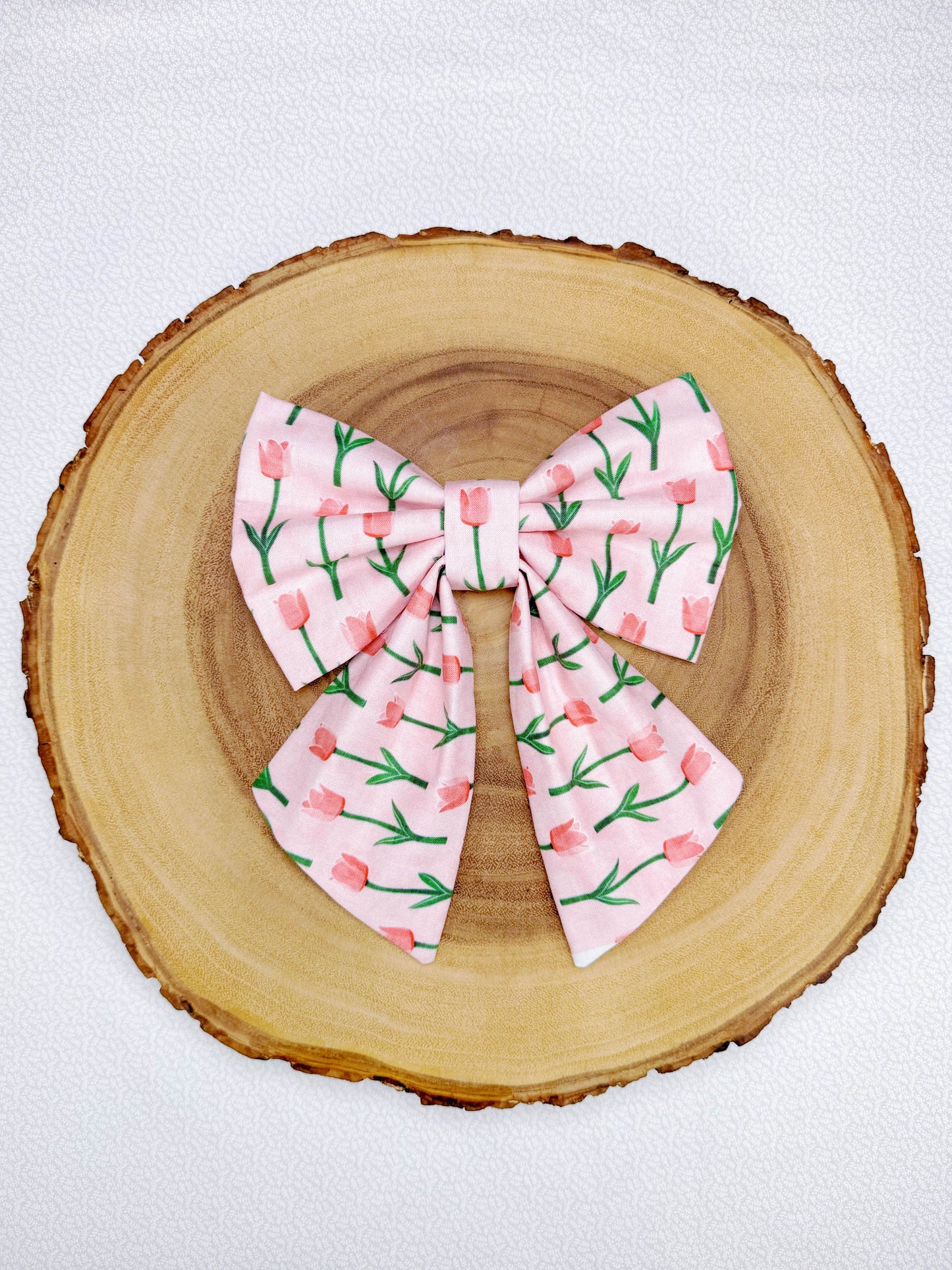 Spring Tulips Bow