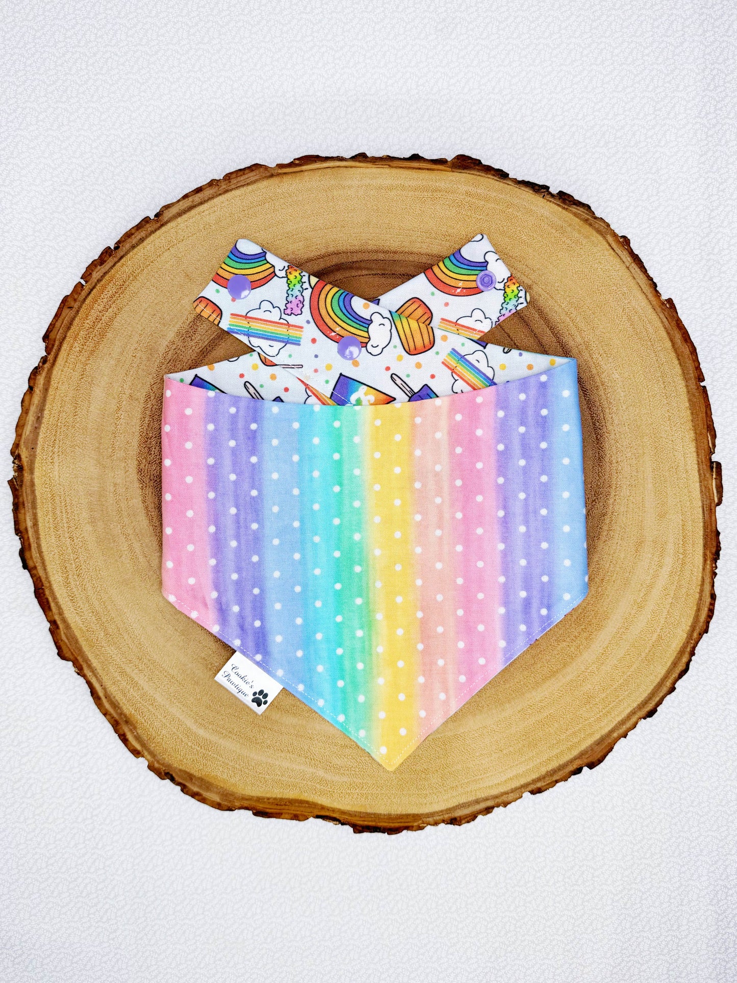 Love Rainbow And Popsicle Bandana