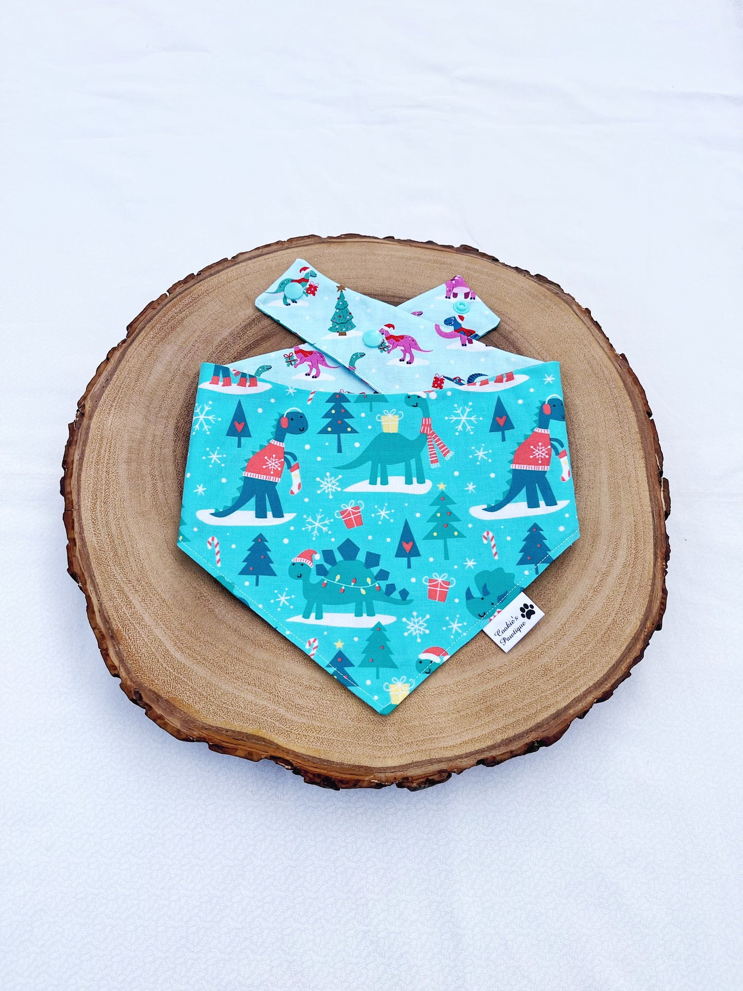 Christmas Dinos Bandana