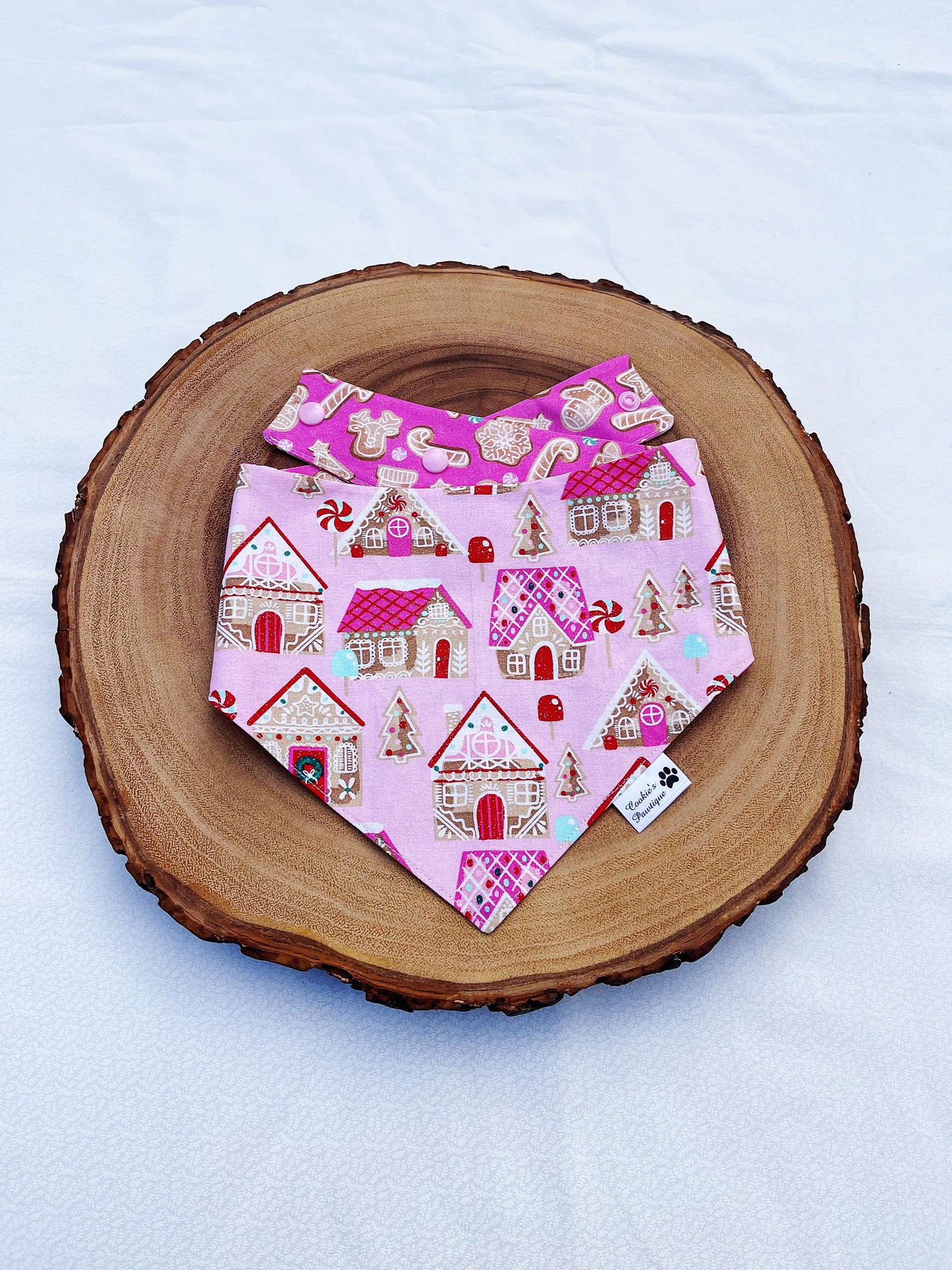 Sweet Gingerbread Village Bandana