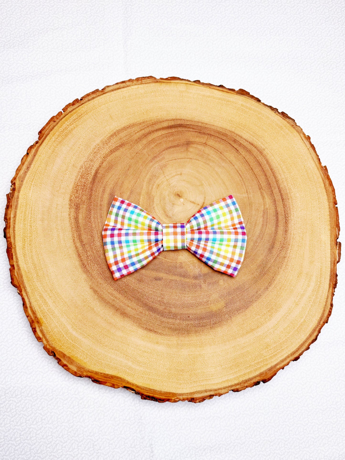 Colorful Plaid Bow