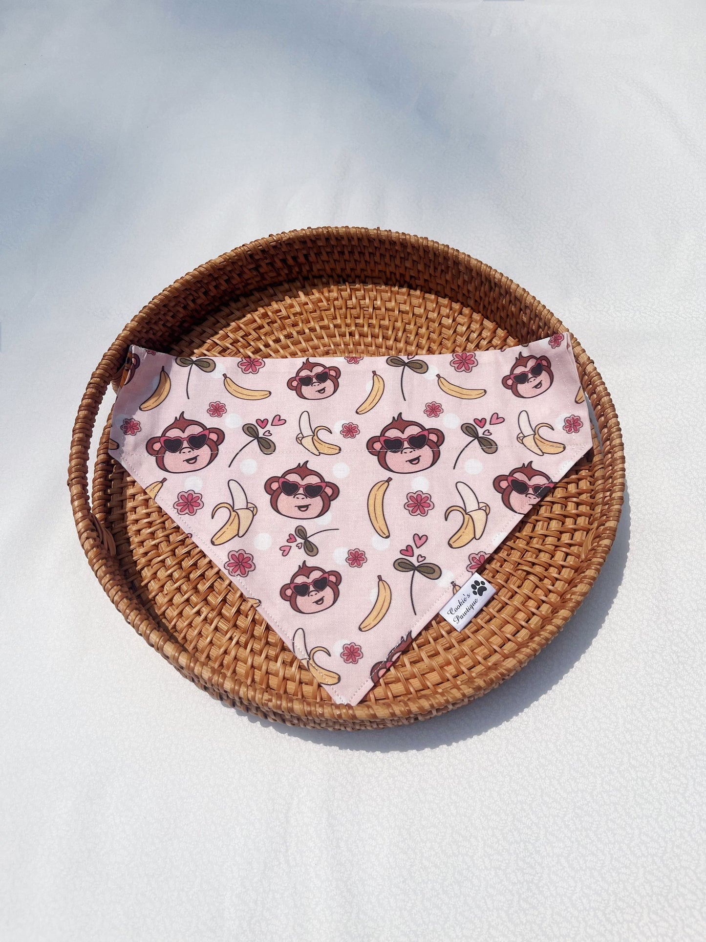 Sunglasses Monkey And Surfing Banana Bandana