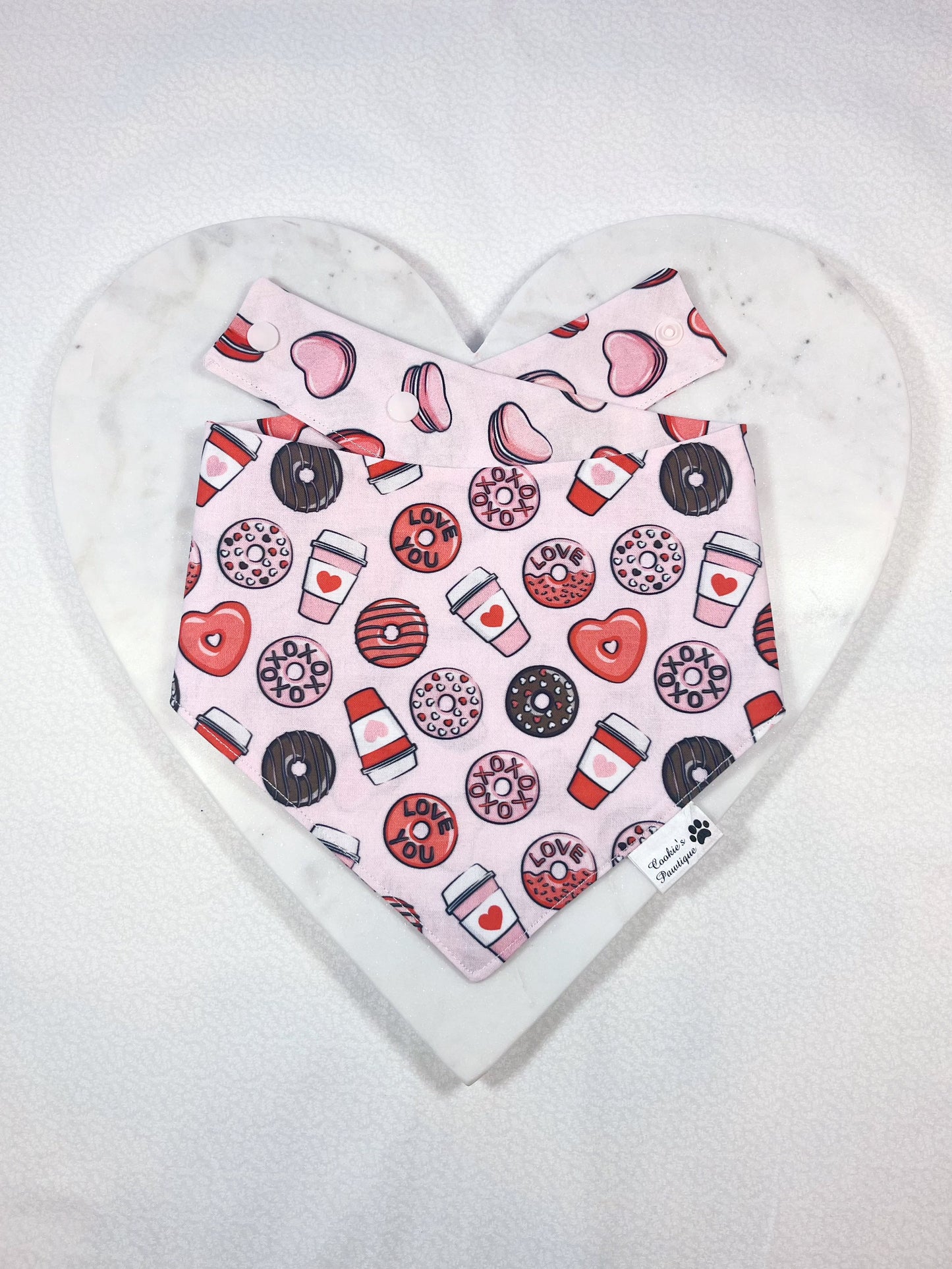 Donuts Coffee And Macarons Bandana