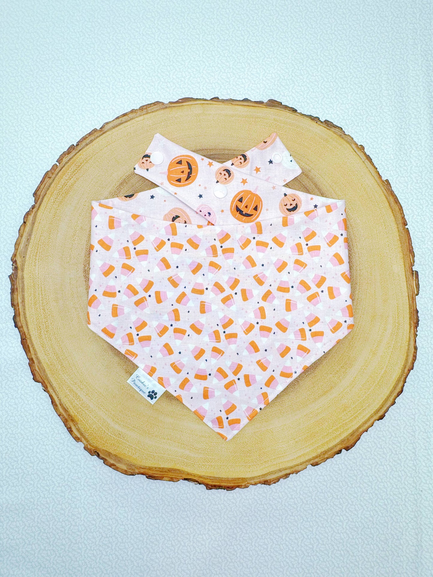 Halloween Pumpkins and Candy Corn Bandana
