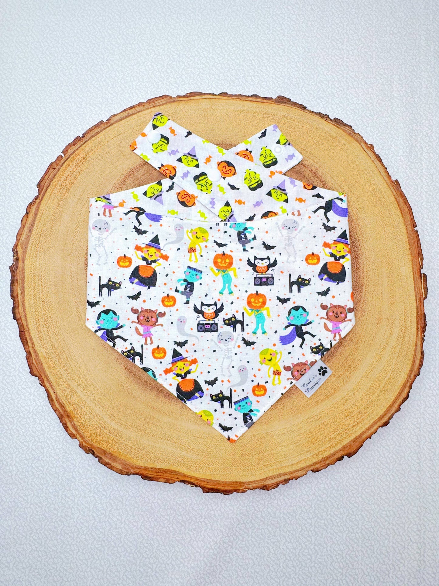 Cute Halloween Monsters Bandana