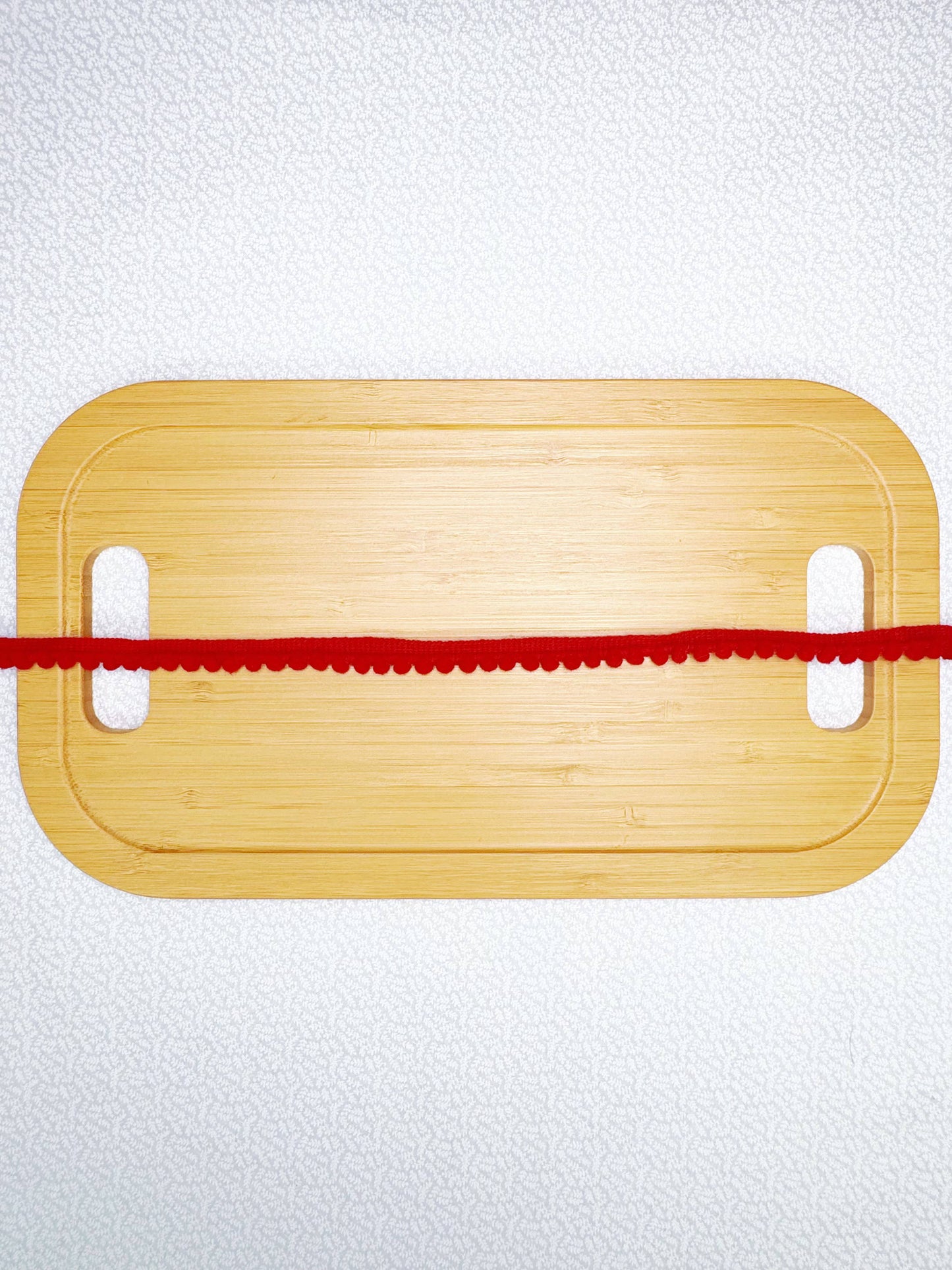 Mini Red Pom Pom Trim