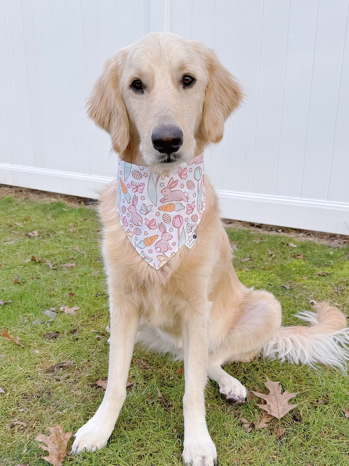 Pastel Easter And Plaid Bandana