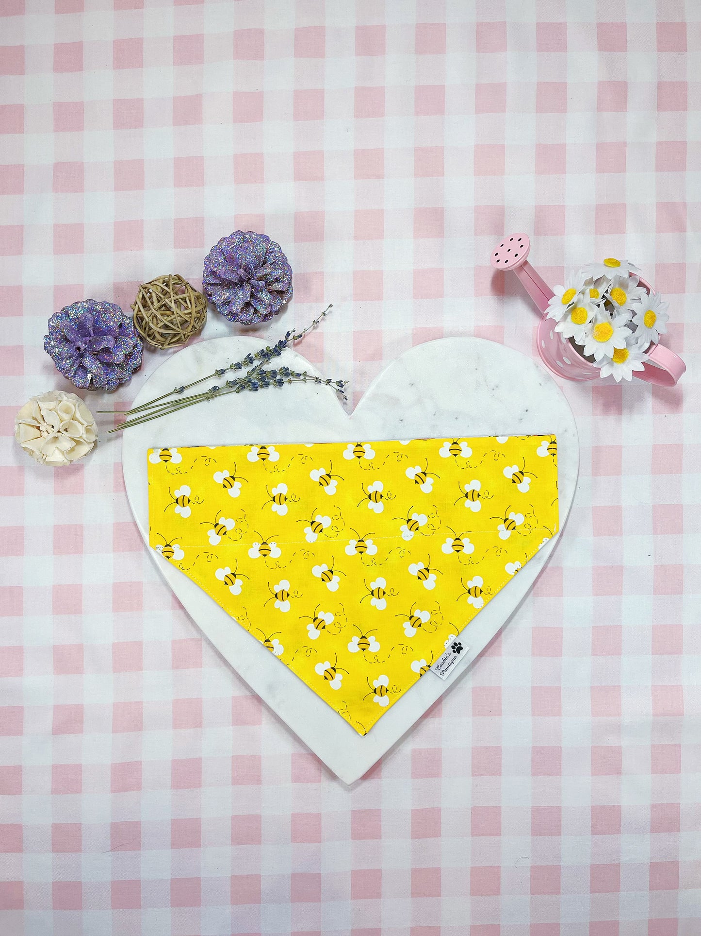 Little Bee And Sunflower Bandana