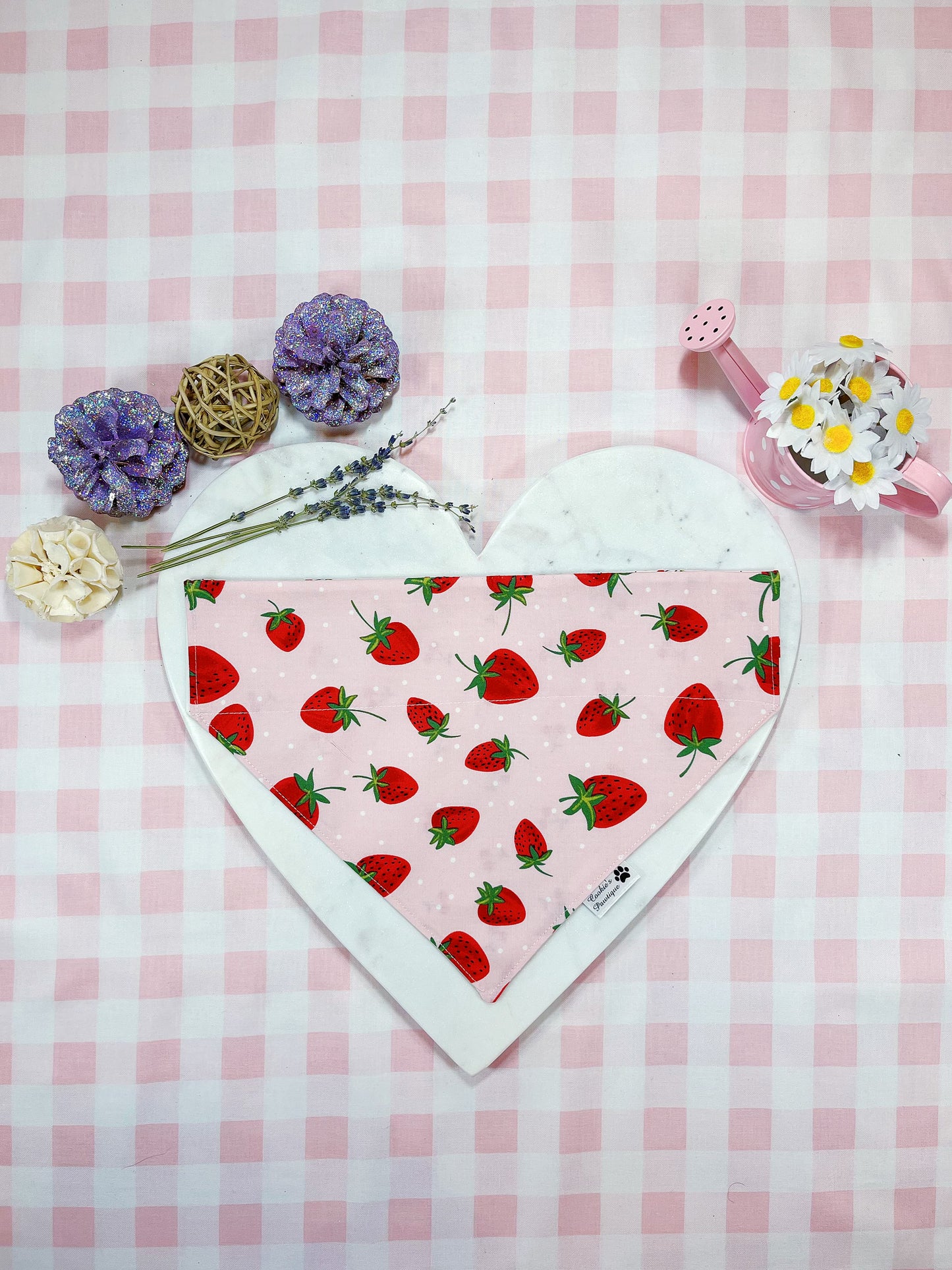 Strawberry And Cherry Bandana