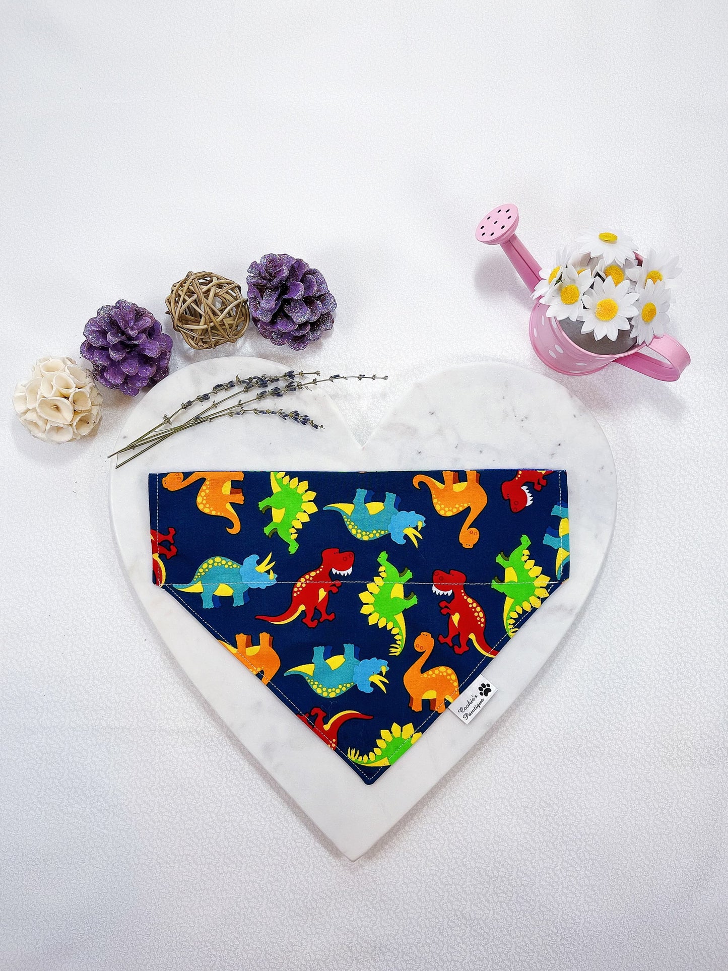 Cute and Surfing Dino Bandana