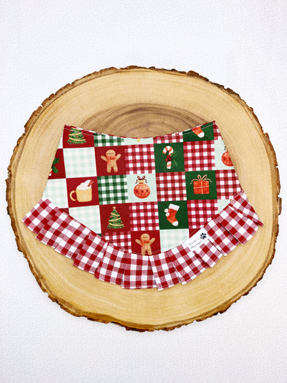 Holiday Icons Patchwork Bandana