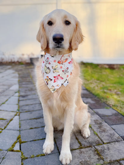 Butterflies And Wildflowers Bandana