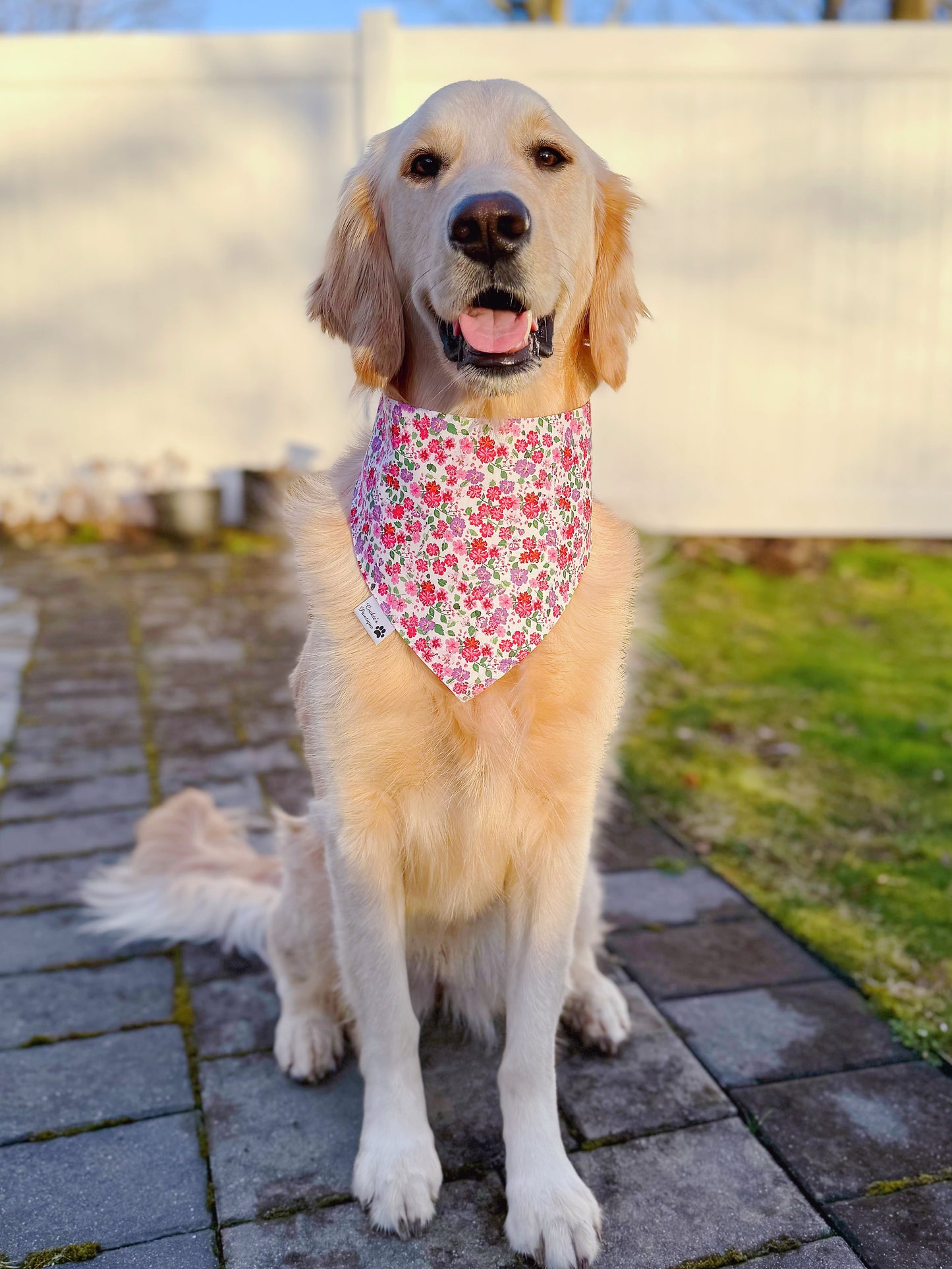 Purple Unicorns And Flowers Bandana