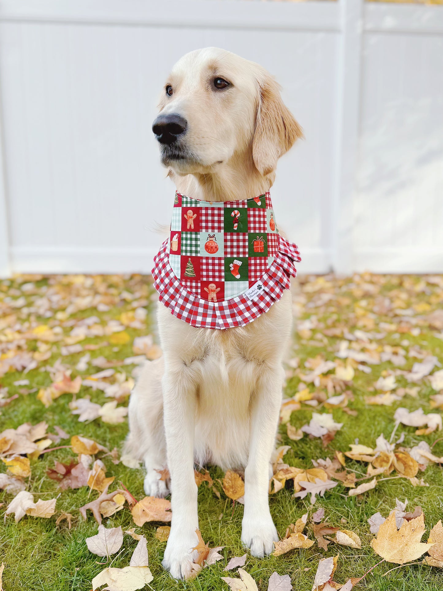 Holiday Icons Patchwork Bandana