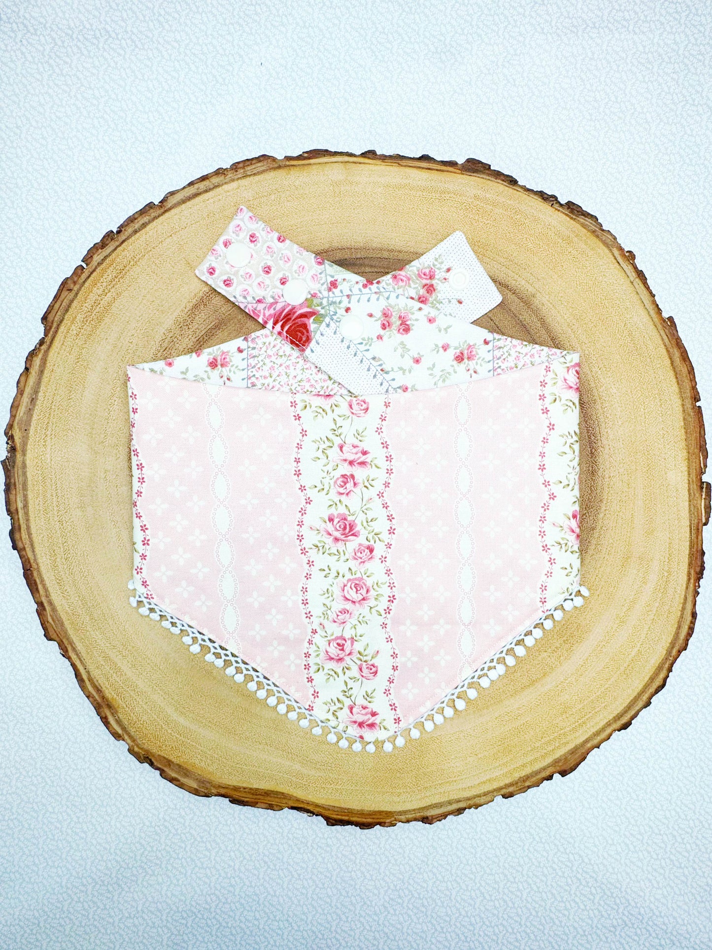 Vintage Rose Patchwork Bandana