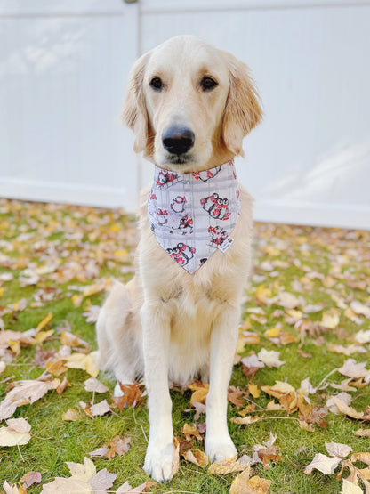 Playful Snowmen And Penguins Bandana