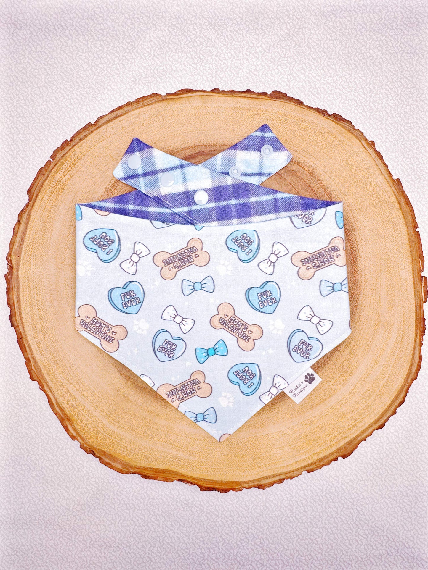 Mom’s Valentine Bandana - Blue