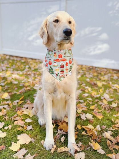 Vintage Holiday Icons Bandana