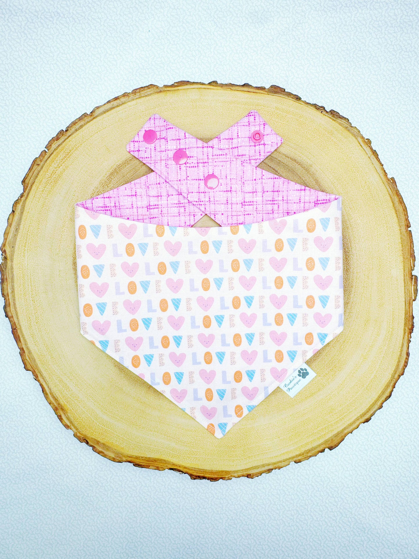 Cute Love Note Bandana