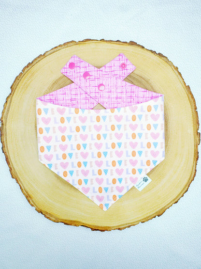 Cute Love Note Bandana