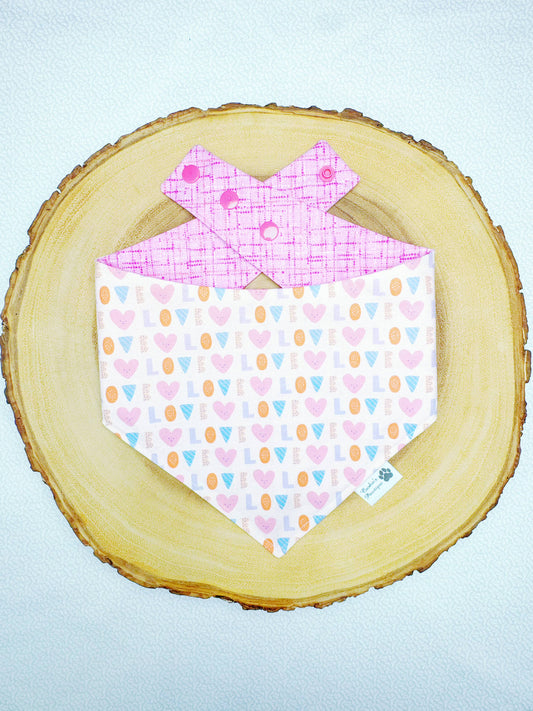 Cute Love Note Bandana