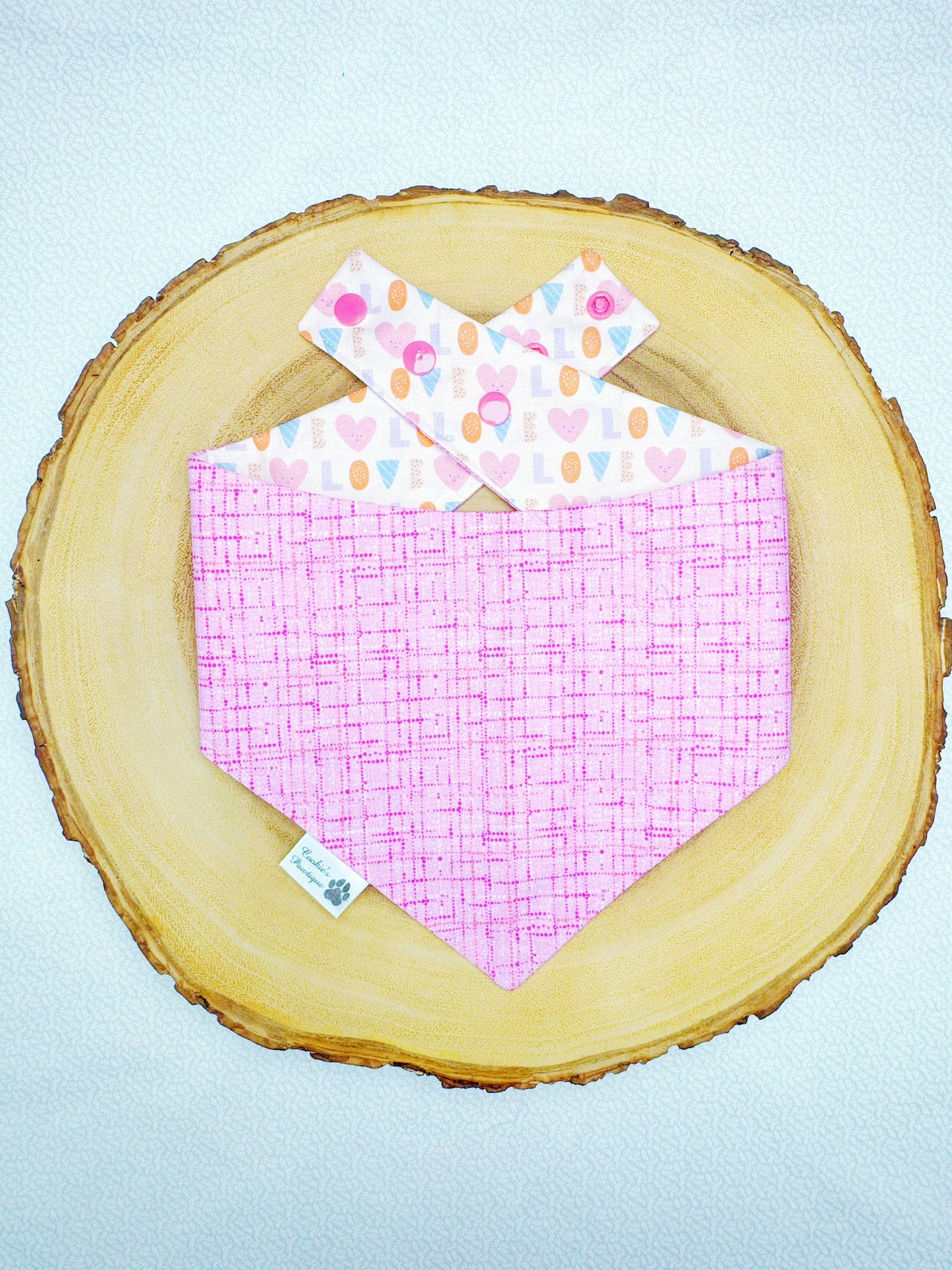 Cute Love Note Bandana